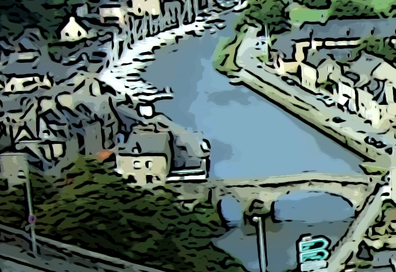 Dinan Viaduct, River Rance D0004 - Image 3