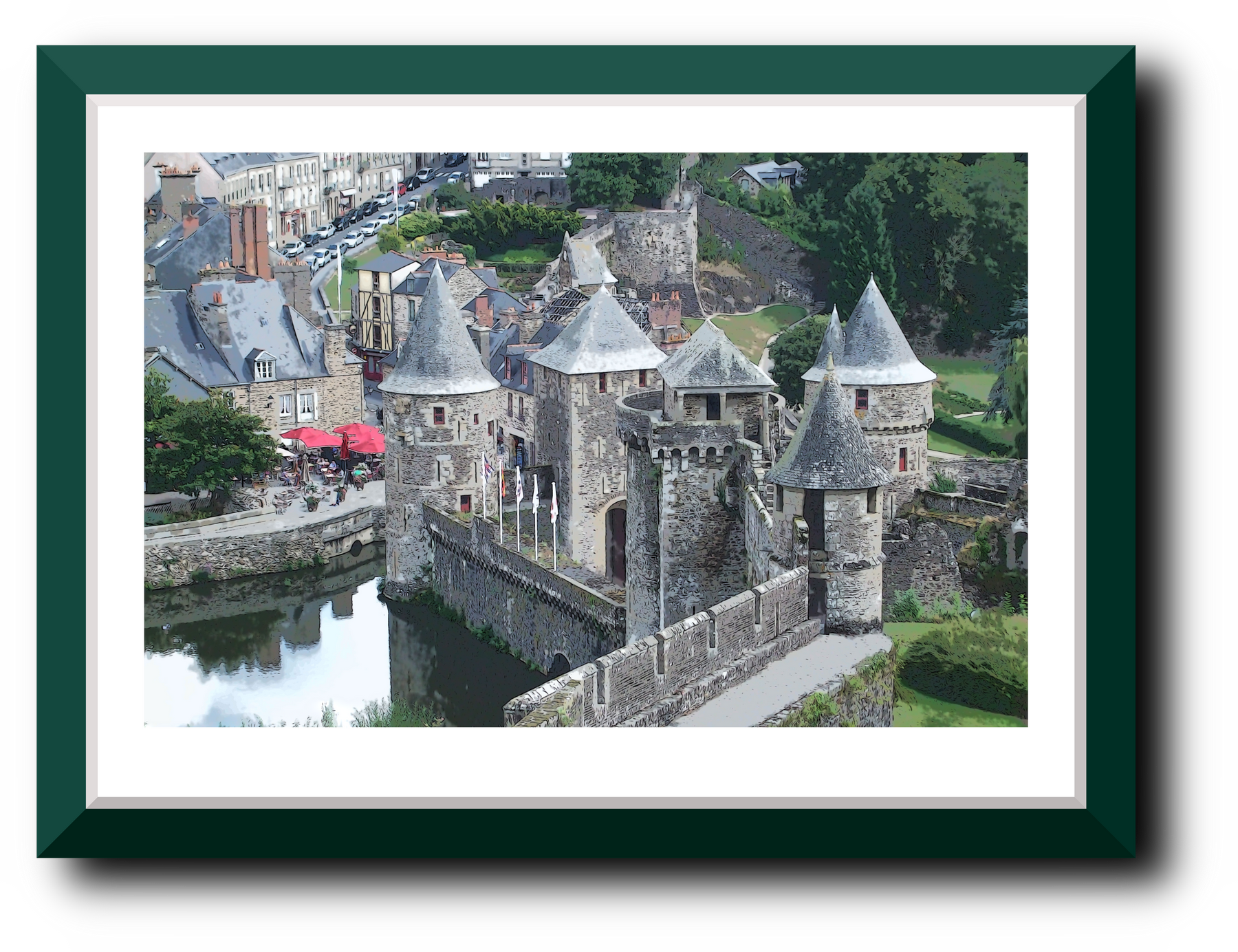 Fougères Castle in Brittany, France FG9055