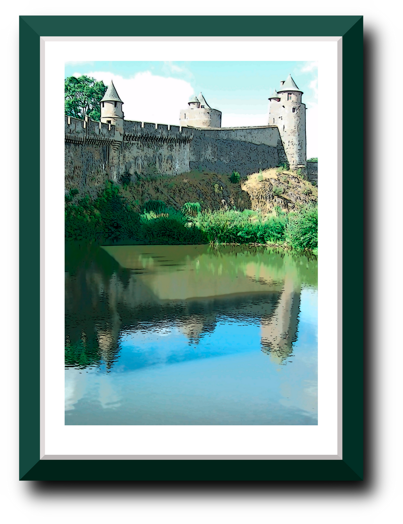 Fougères Castle in Brittany, France FG0039