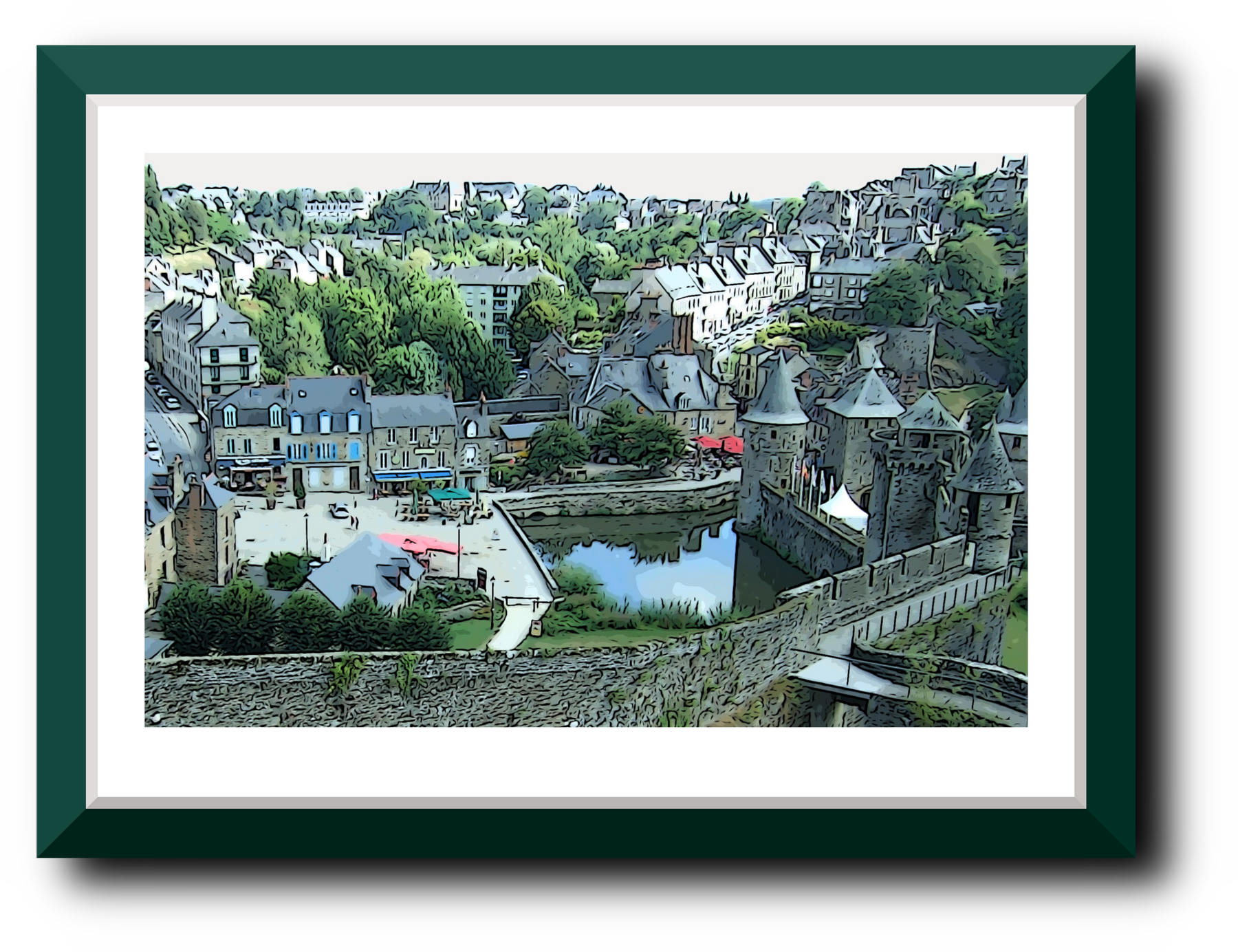 Fougères Castle in Brittany, France FG0066
