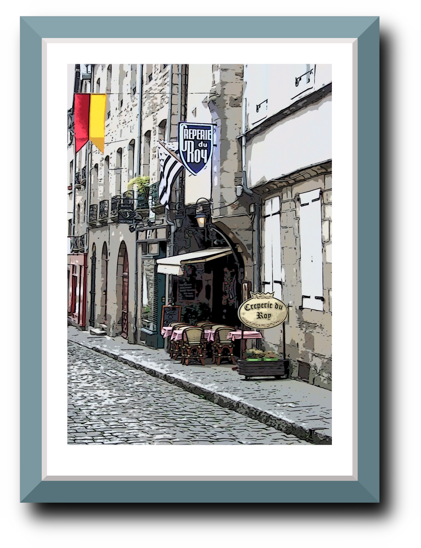 La Rue de la Lainerie, Dinan, France D0026