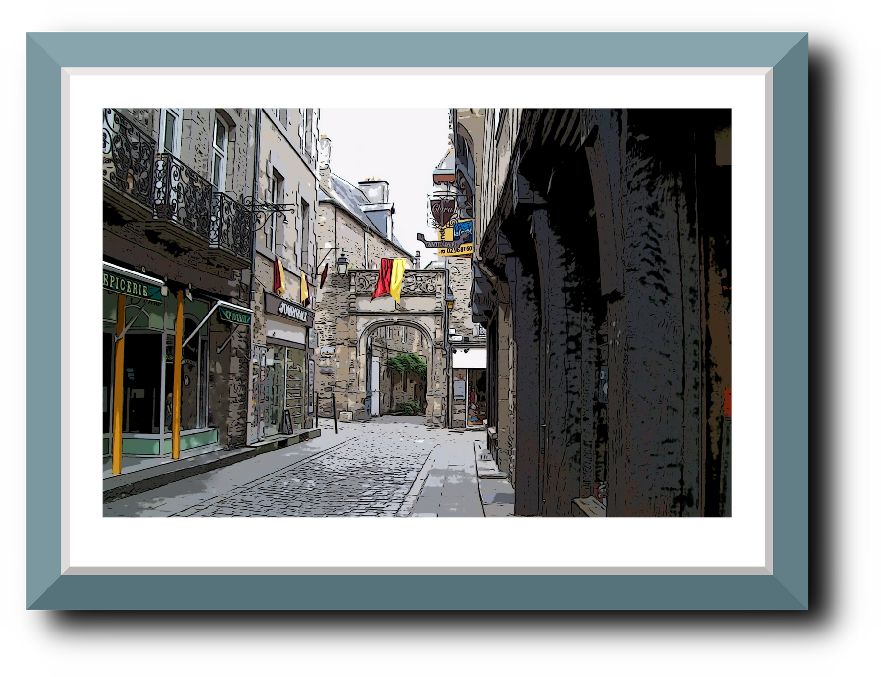 La Rue de La Larderie, Dinan, France D0246