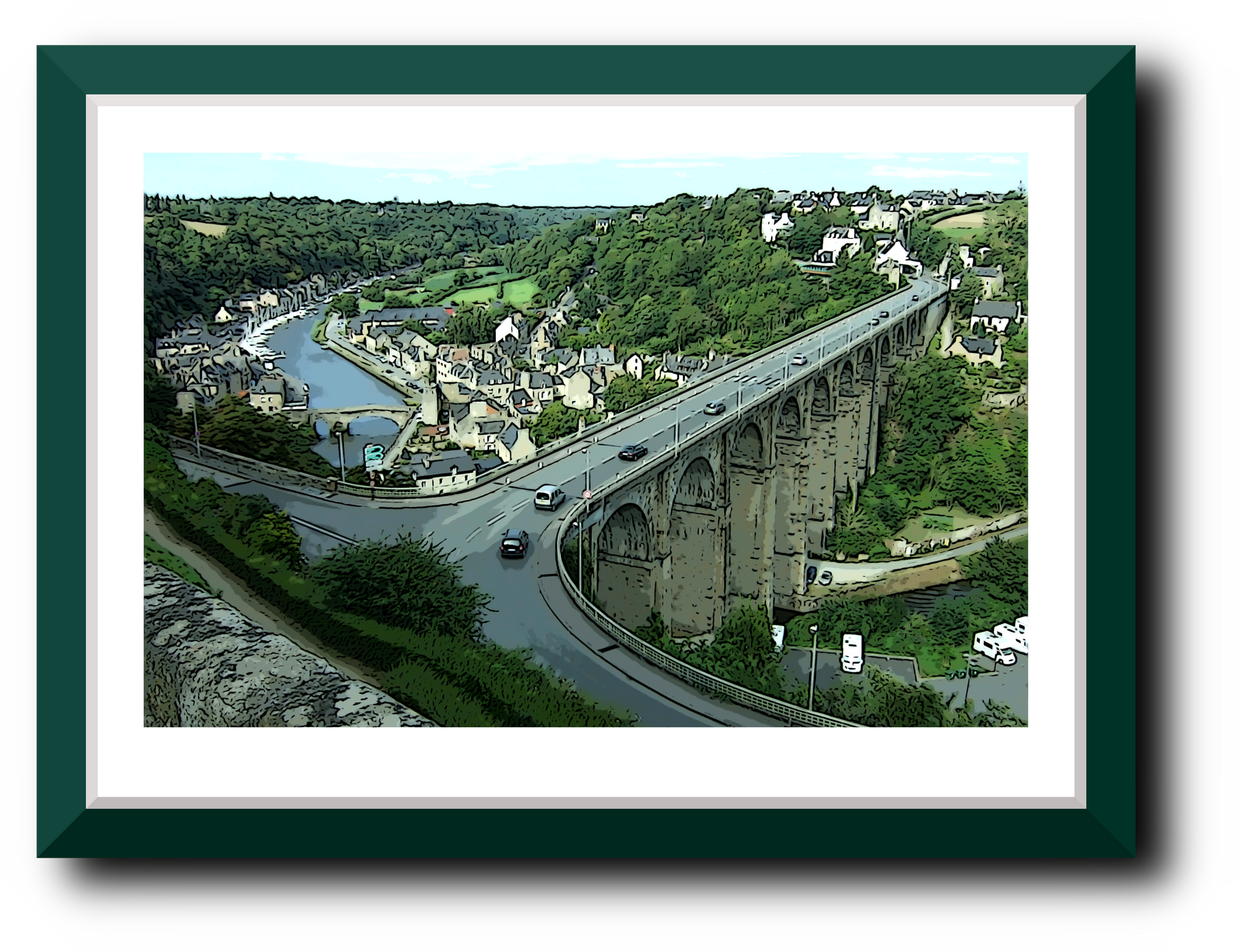 Dinan Viaduct, River Rance D0004